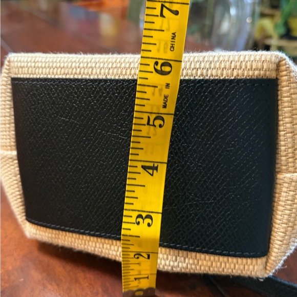 Longchamp le pliage collection tote basket bag handbag crossbody leather canvas - Picture 13 of 16